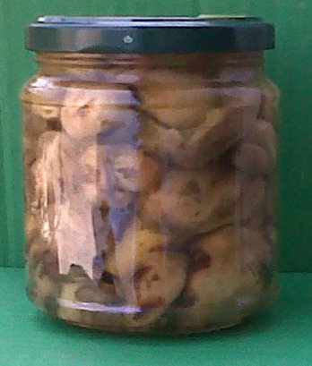 Grilled Mushrooms in glass jar of 280 g.
