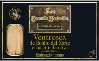 Canned “Bonito del Norte” White Tuna  in olive oil (Ventresca)