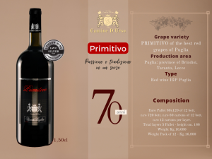 PRIMITIVO LITRI  1,5