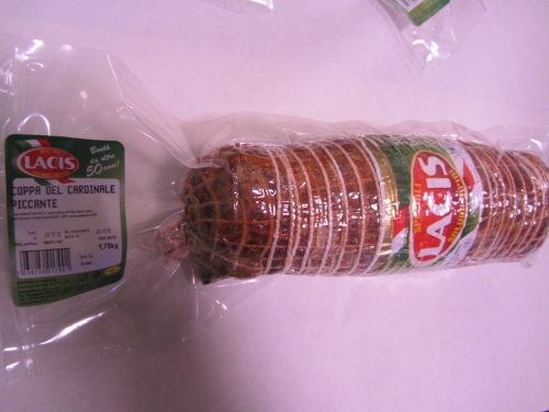 Coppa del Cardinale Piccante S.V. da kg 1,200 a 1,500